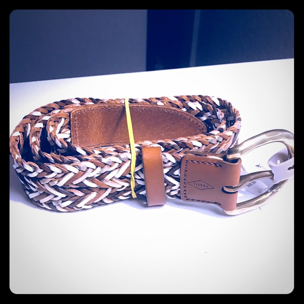 Fossil Women Weave Belt